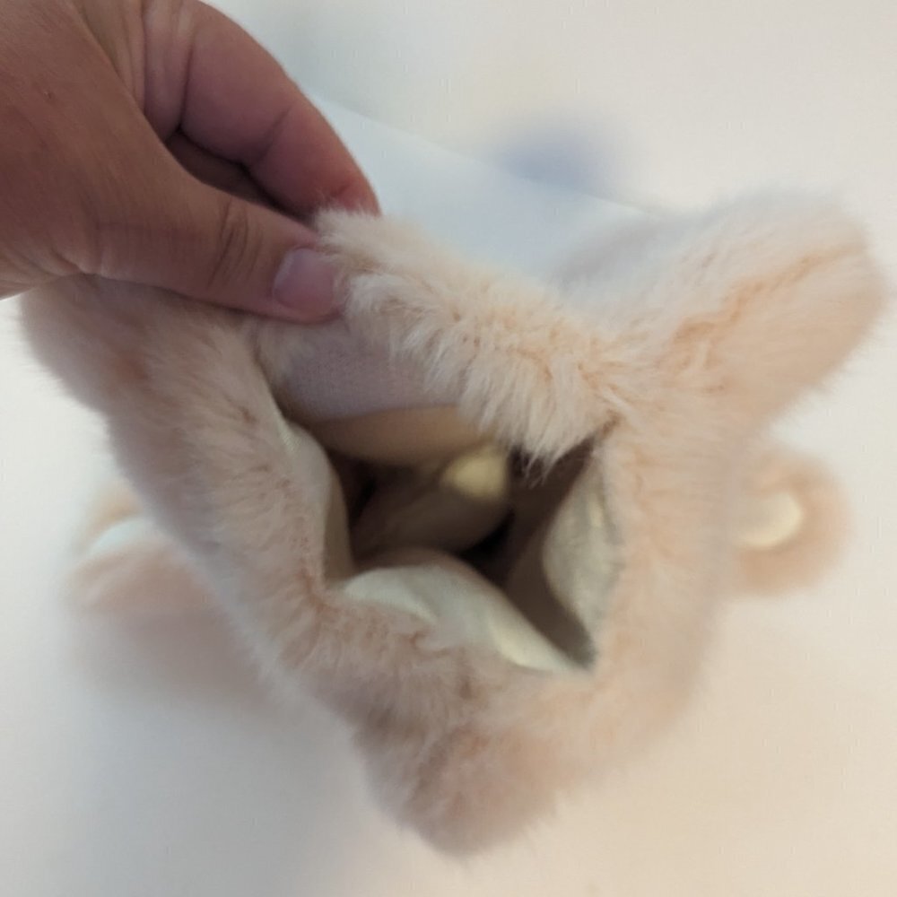 Easter Bunny Rabbit Hand‎ Puppet Toy Plush Stuffed Animal Spring Holiday - Picture 5 of 6